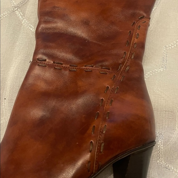 Jcrew high heel leather boots in cognac - Picture 11 of 12